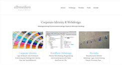 Desktop Screenshot of elbmedien.de